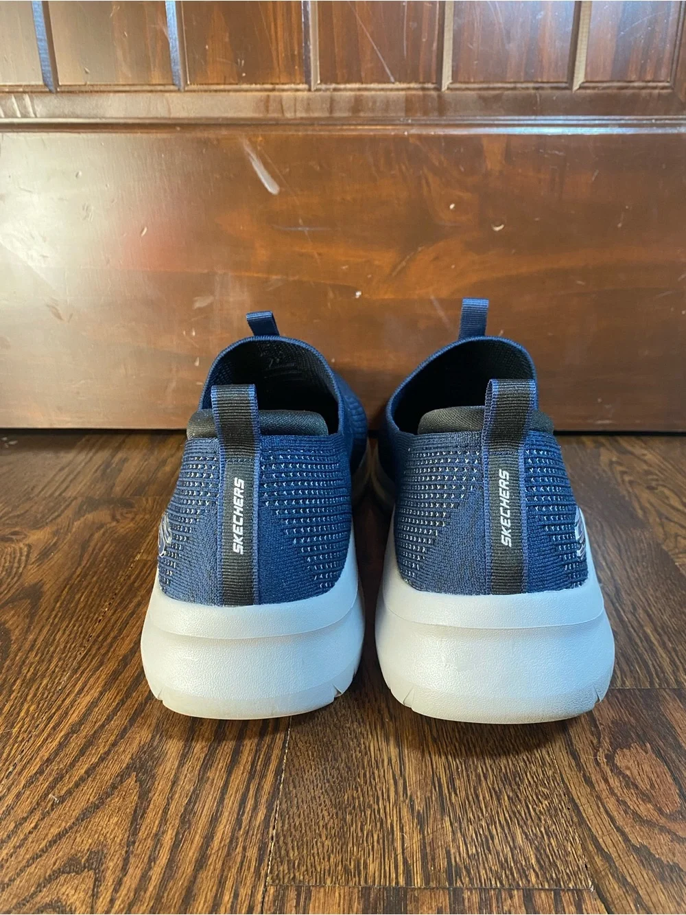 Skechers Men’s Size 13 Navy Blue Slip-Ons Air Cooled Memory Foam